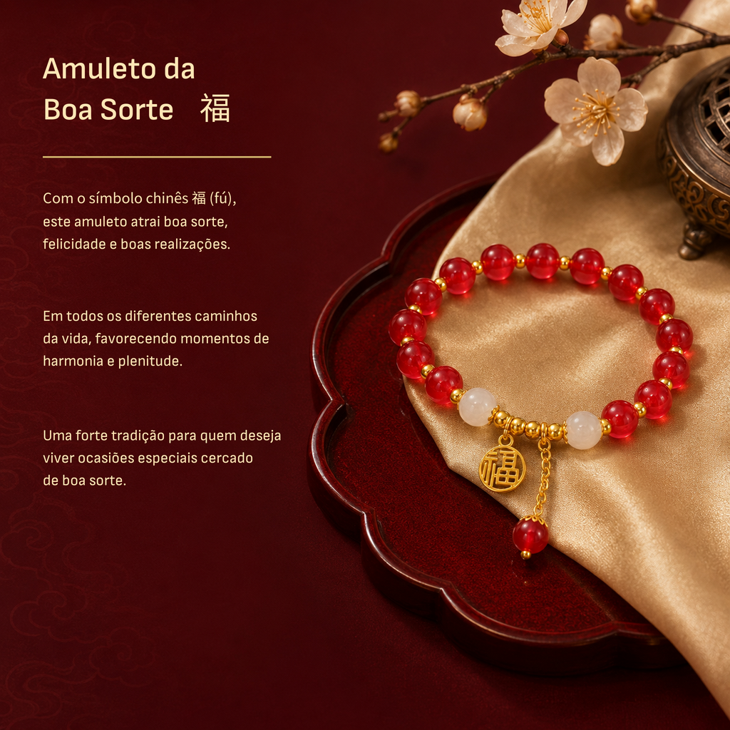 Amuleto da Boa Sorte 福 - simbolismo e tradição chinesa Ruvi