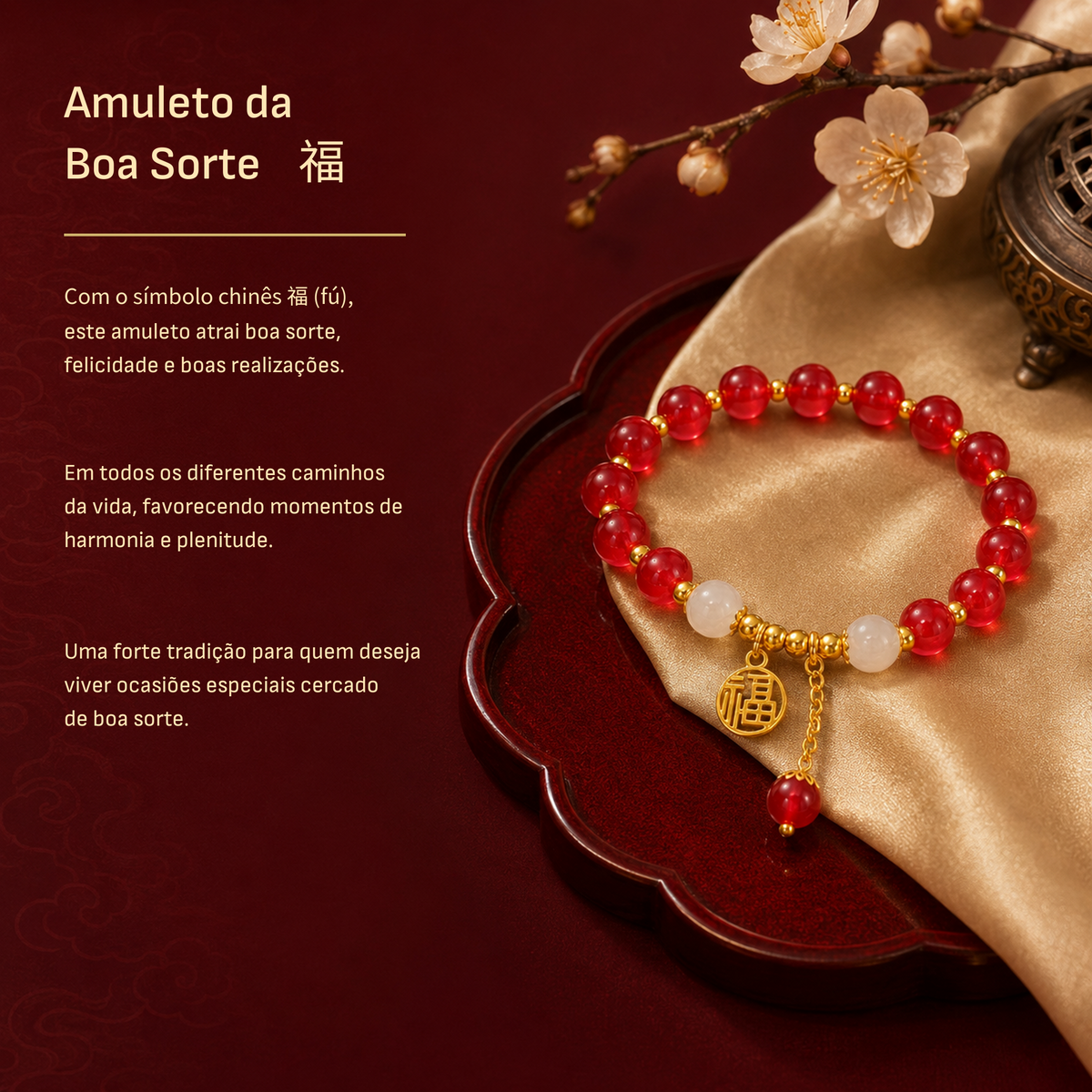 Amuleto da Boa Sorte 福 - simbolismo e tradição chinesa Ruvi