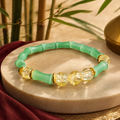 Amuleto do Crescimento 竹 - pulseira amuleto Ruvi com bambu da tradição chinesa