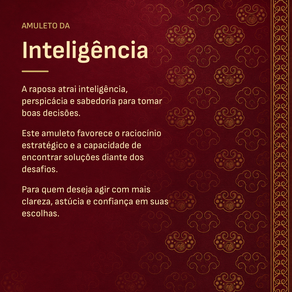 Amuleto da Inteligência - detalhe