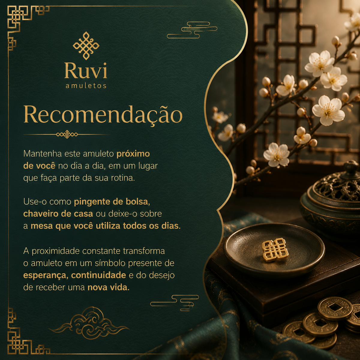 Amuleto da Gravidez - detalhe