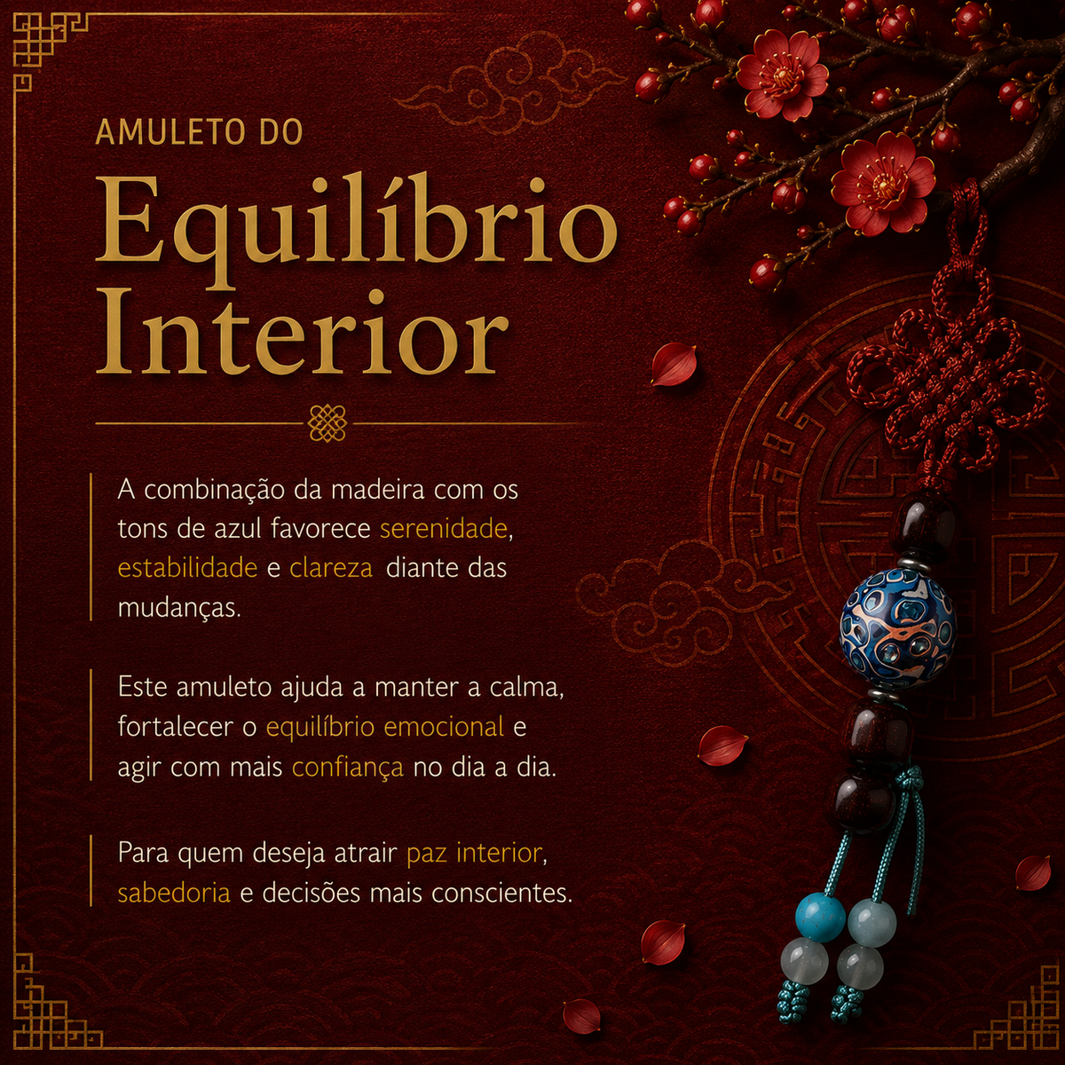 Amuleto do Equilíbrio Interior - detalhe
