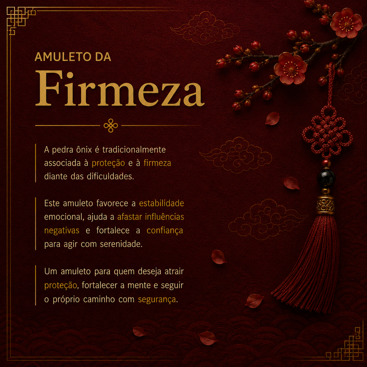 Amuleto da Firmeza - detalhe