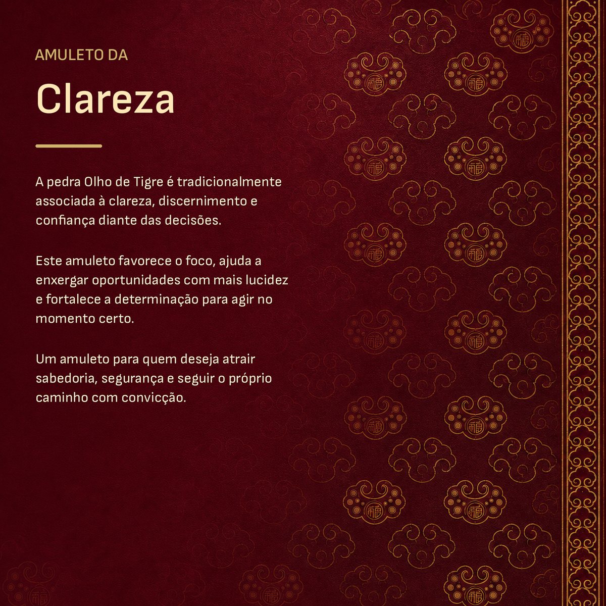 Amuleto da Clareza - detalhe