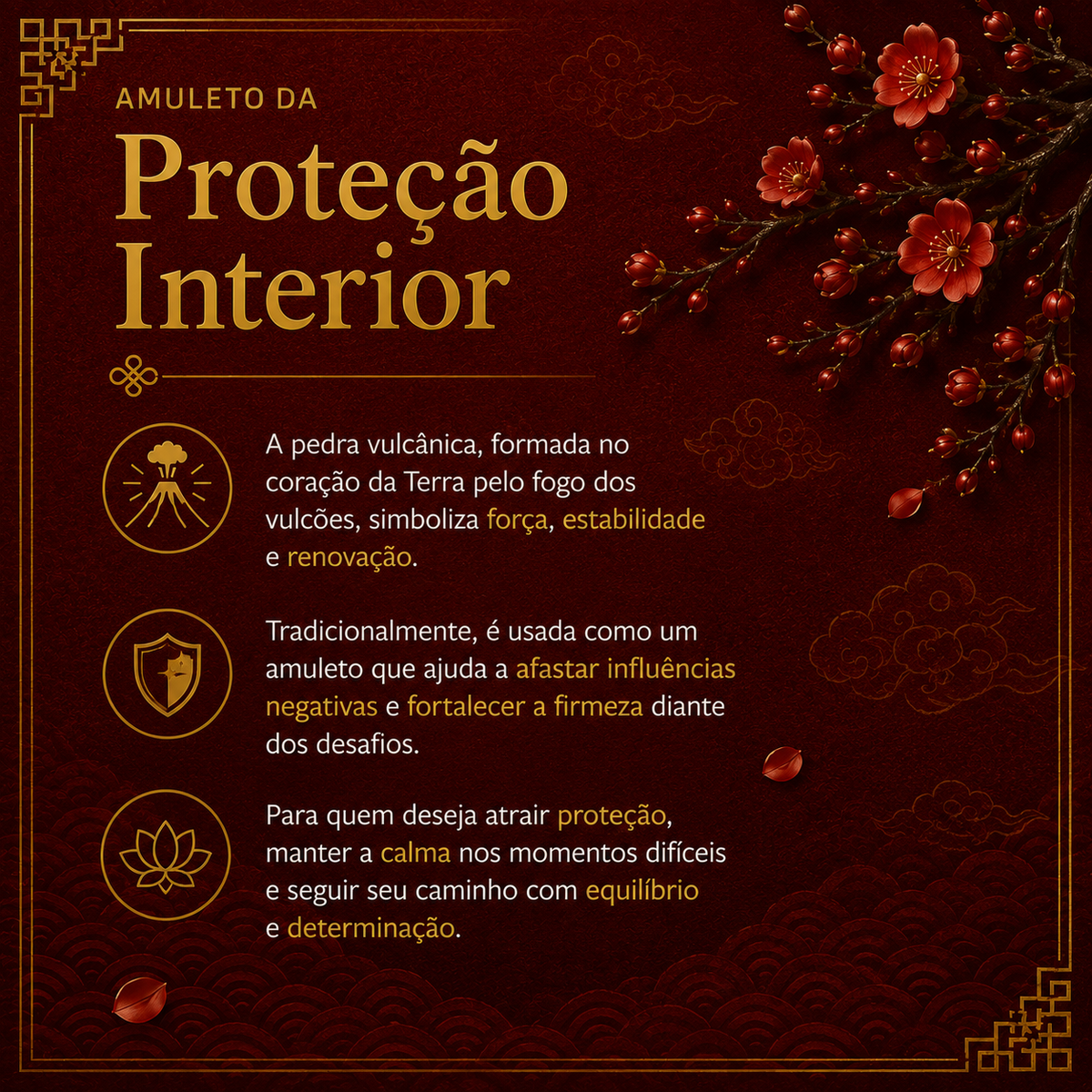 Amuleto da Proteção Interior - detalhe