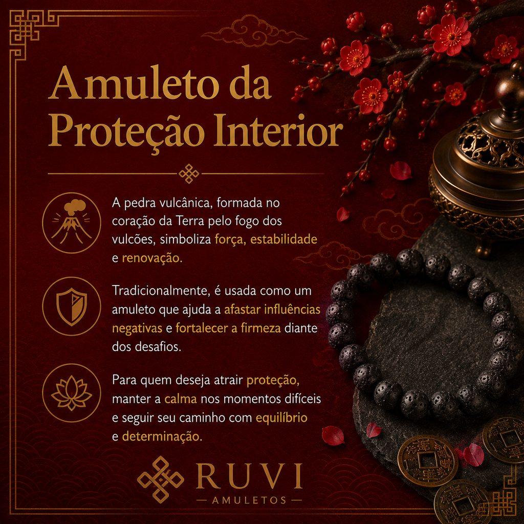 Amuleto da Proteção Interior - detalhe