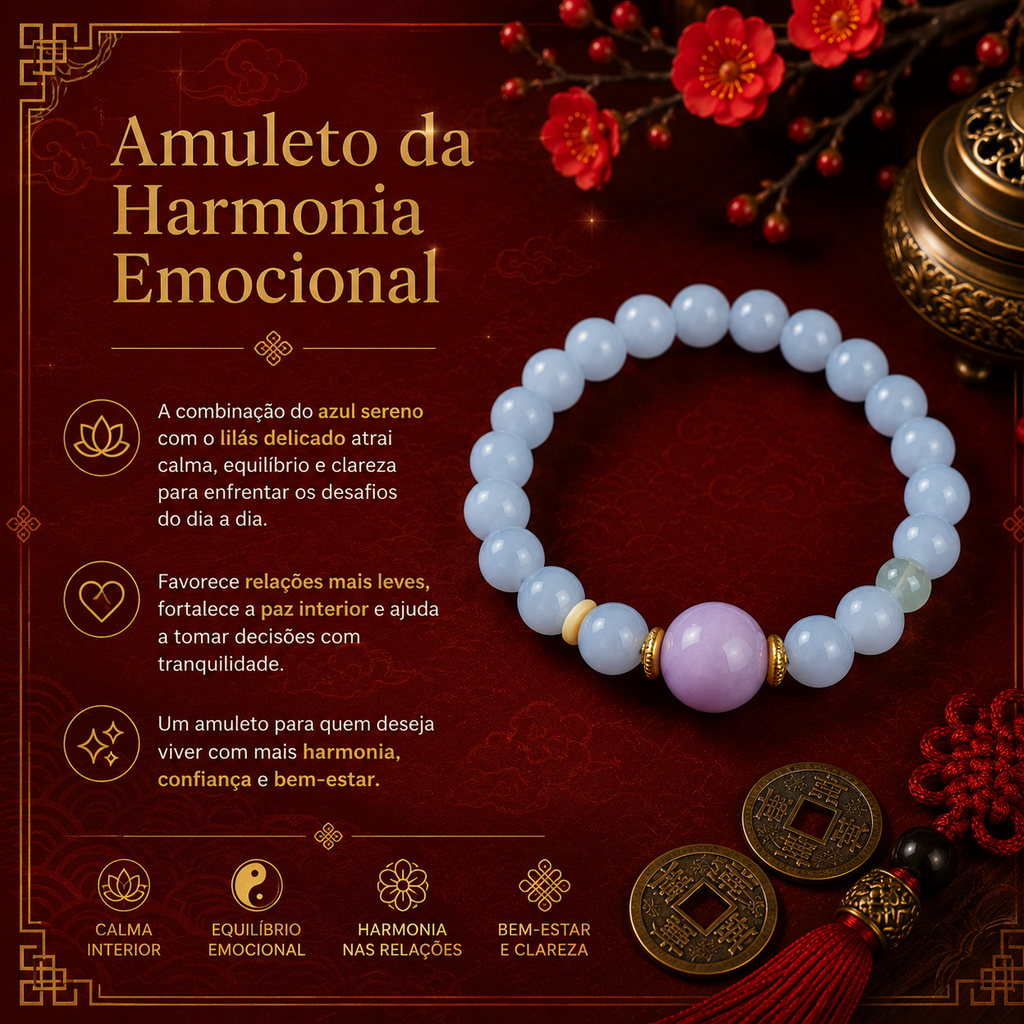 Amuleto da Harmonia Emocional - detalhe