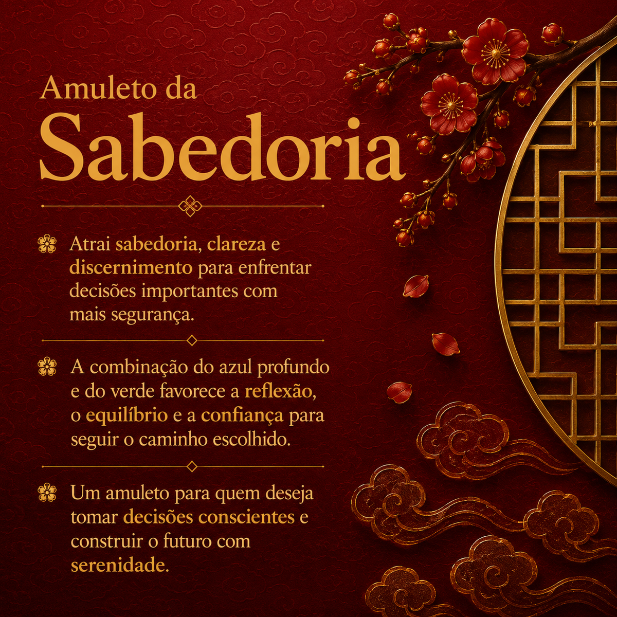 Amuleto da Sabedoria - detalhe