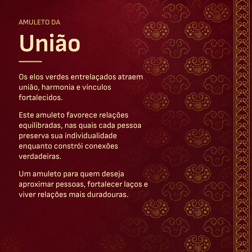 Amuleto da União - detalhe