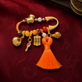 Amuleto Ruvi Pei da Riqueza Duradoura 寿 - broche amuleto Ruvi
