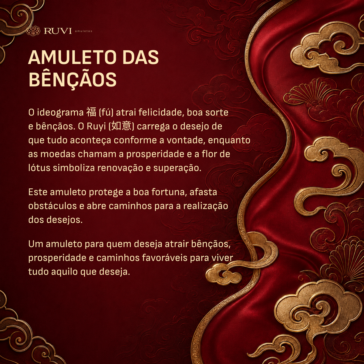 Amuleto das Bênçãos - flor de lótus da renovação e superação