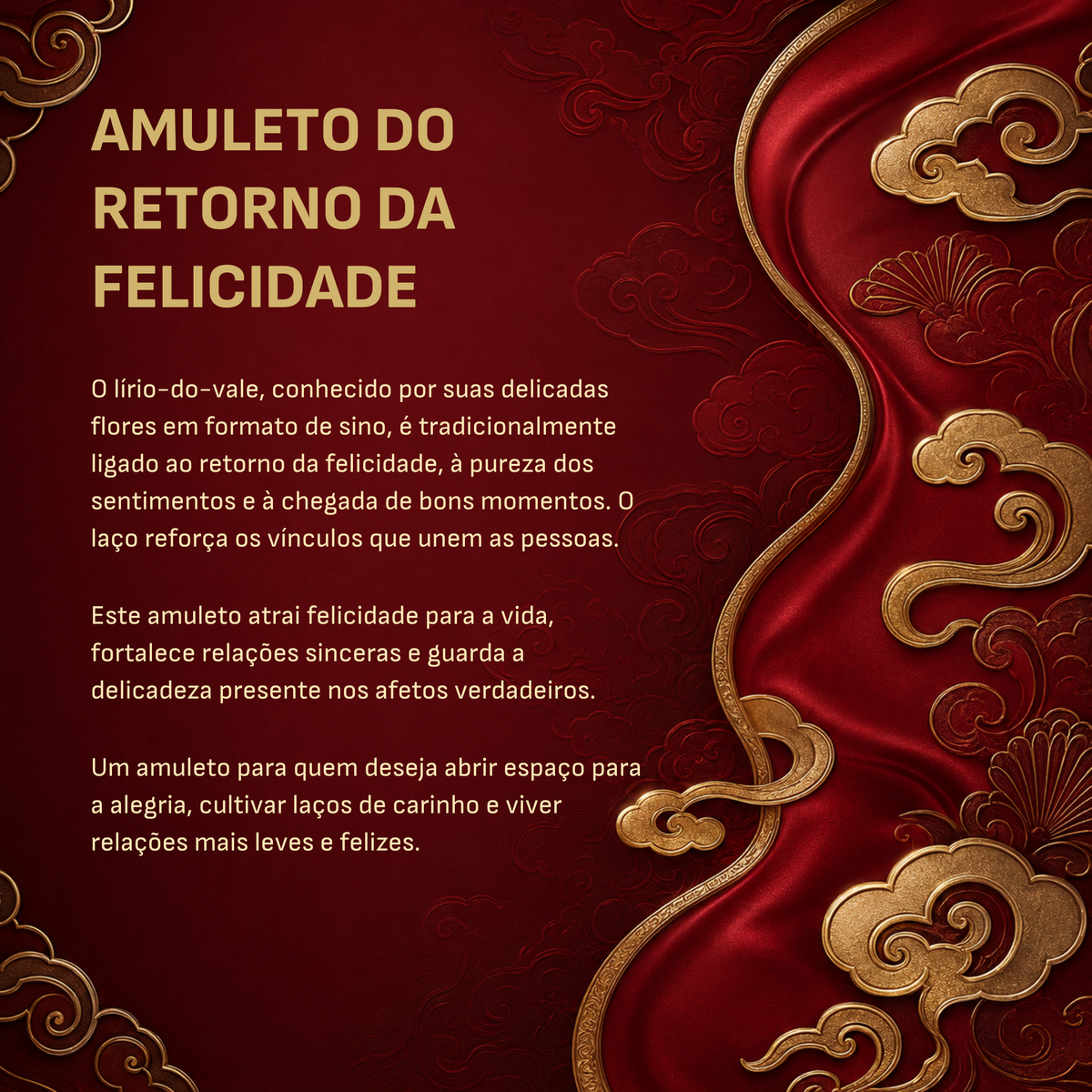 Amuleto do Retorno da Felicidade - acabamento da pulseira Ruvi